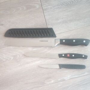 Farberware, Zwilling, And Cutting Knife Set Of Three